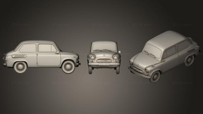 Vehicles (ZAZ 965 WIP 4, CARS_0446) 3D models for cnc